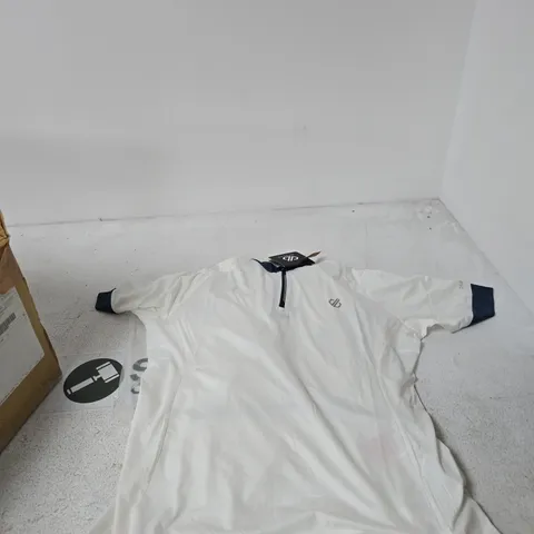 BOX OF APPROXIMATELY 30 DARE 2 B PEDAL THROUGH IT WHITE T SHIRT - SIZE UK 16 