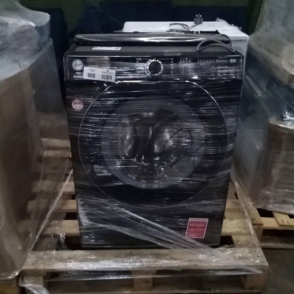 CANDY RAPIDO ROW4956DWMCE FREESTANDING WASHER DRYER AND HOOVER H-WASH 500 FREESTANDING WASHING MACHINE