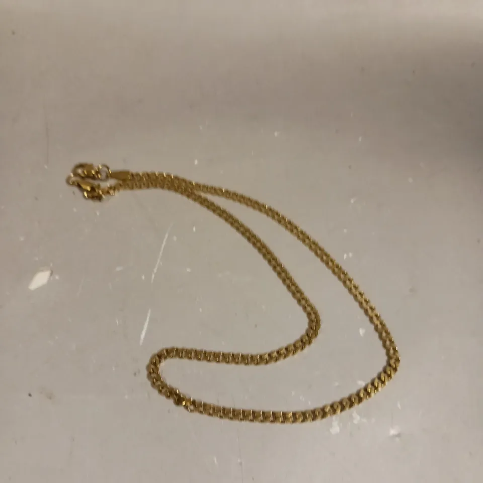ADAMANS GOLD CHAIN LINK NECKLACE 