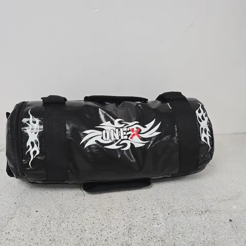 ONEX BRANDED CYLINDRICAL SPORTS BAG WITH FLAME DESIGN (UK)