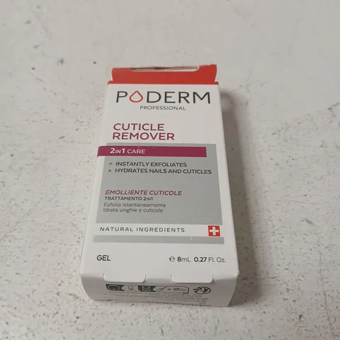 PODERM PROFESSIONAL CUTICLE REMOVER GEL – 8ML, 2-IN-1 CARE