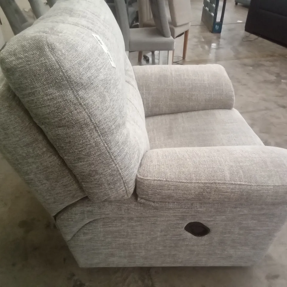 DESIGNER G PLAN MADE SEATTLE MANUAL RECLINER CHAIR - DALI EARTH FABRIC 