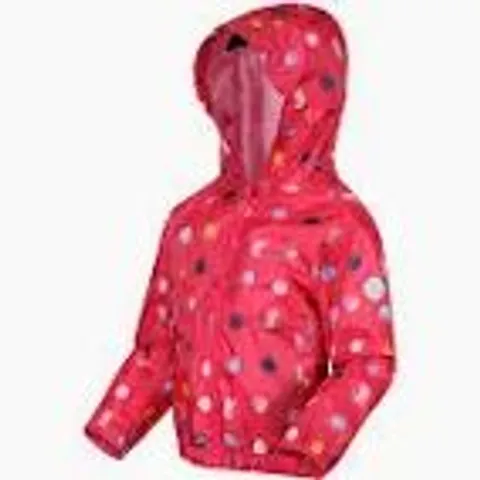 BRAND NEW REGATTA MUDDY PUDDLE JACKET IN PINK - UK KIDS 6/12 MONTHS