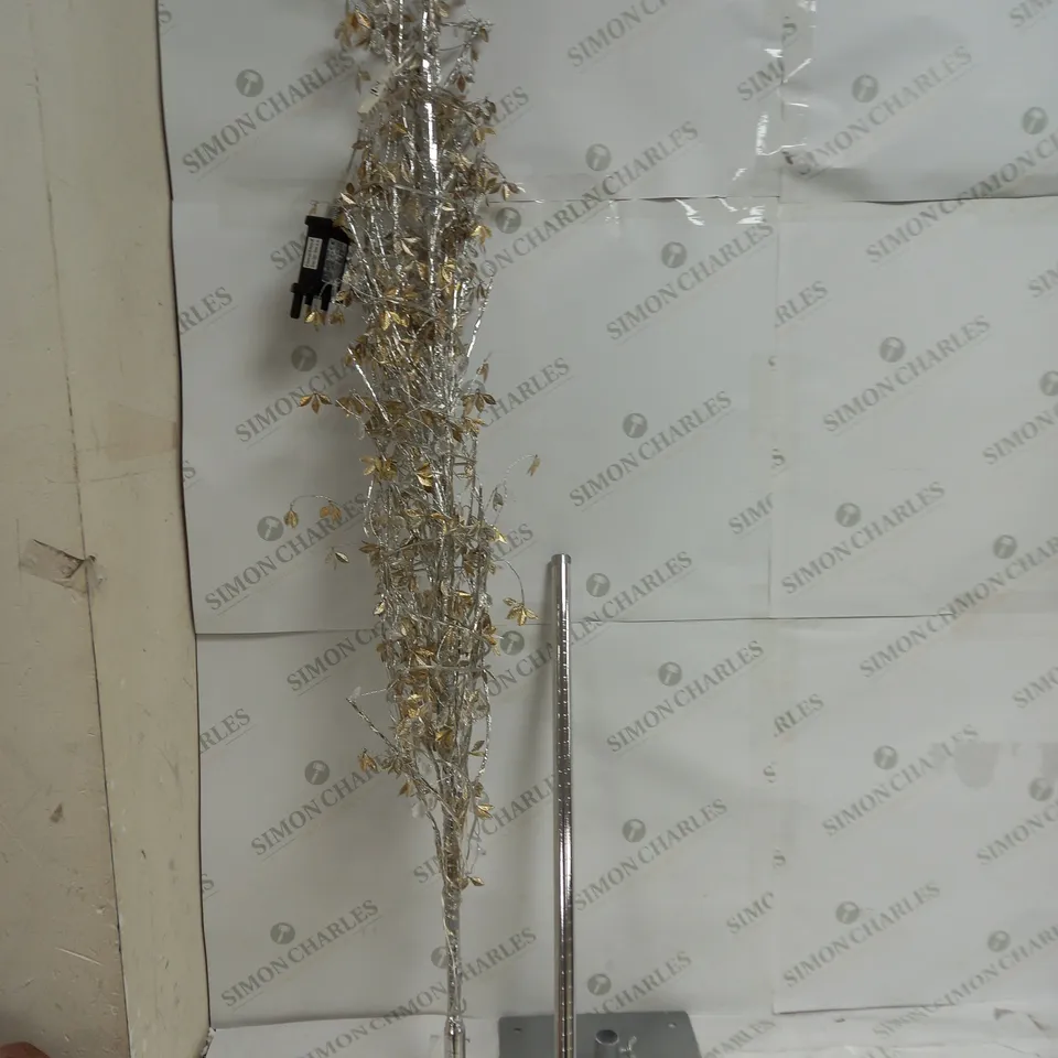 BOXED ALISON CORK PRE LIT JEWELED TREE IN SILVER - COLLECTION ONLY