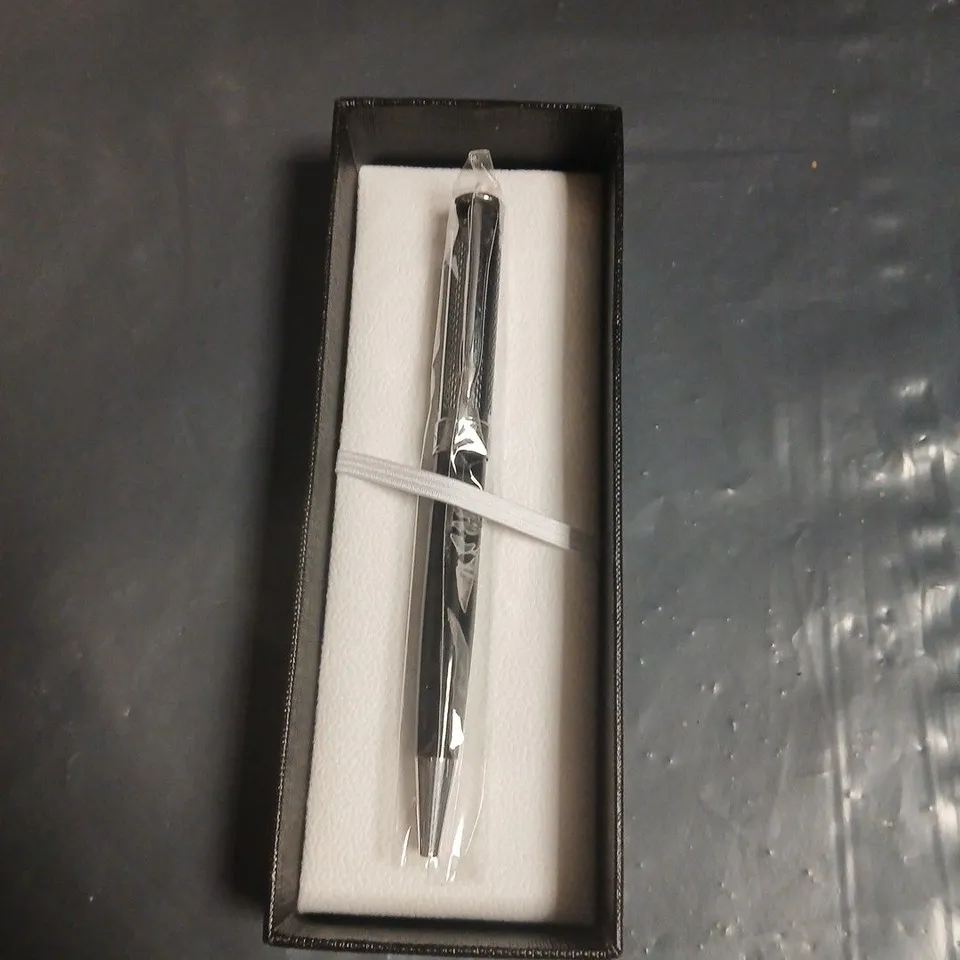 SWAN & EDGAR LUXURY BLUE STEEL & CHROME PEN