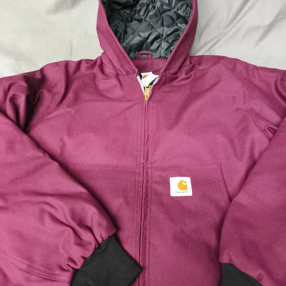 CARHARTT HOODED JACKET – PURPLE - SIZE UNSPECIFIED