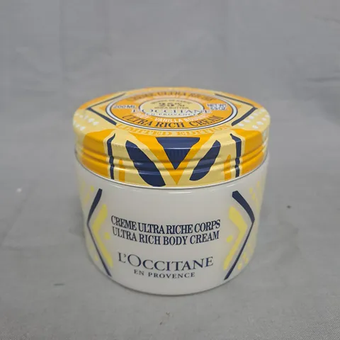L'OCCITANE ULTRA RICH BODY CREAM - 200ML TIN (LIMITED EDITION)