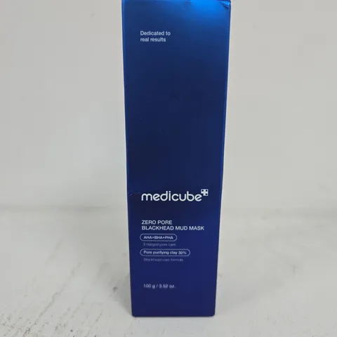 BOXED AND SEALED MEDICUBE ZEROPORE BLACKHEAD MUD MASK (100G)