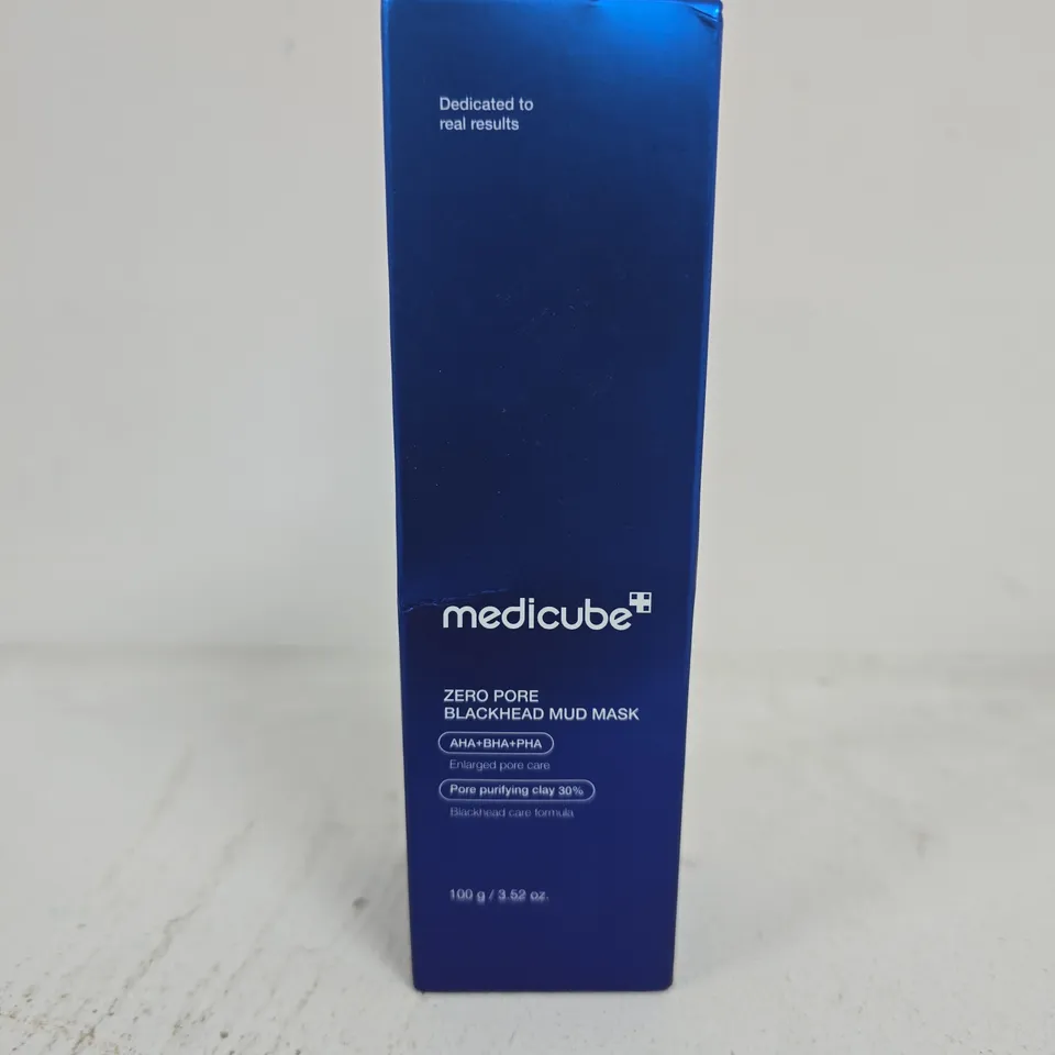 BOXED AND SEALED MEDICUBE ZEROPORE BLACKHEAD MUD MASK (100G)