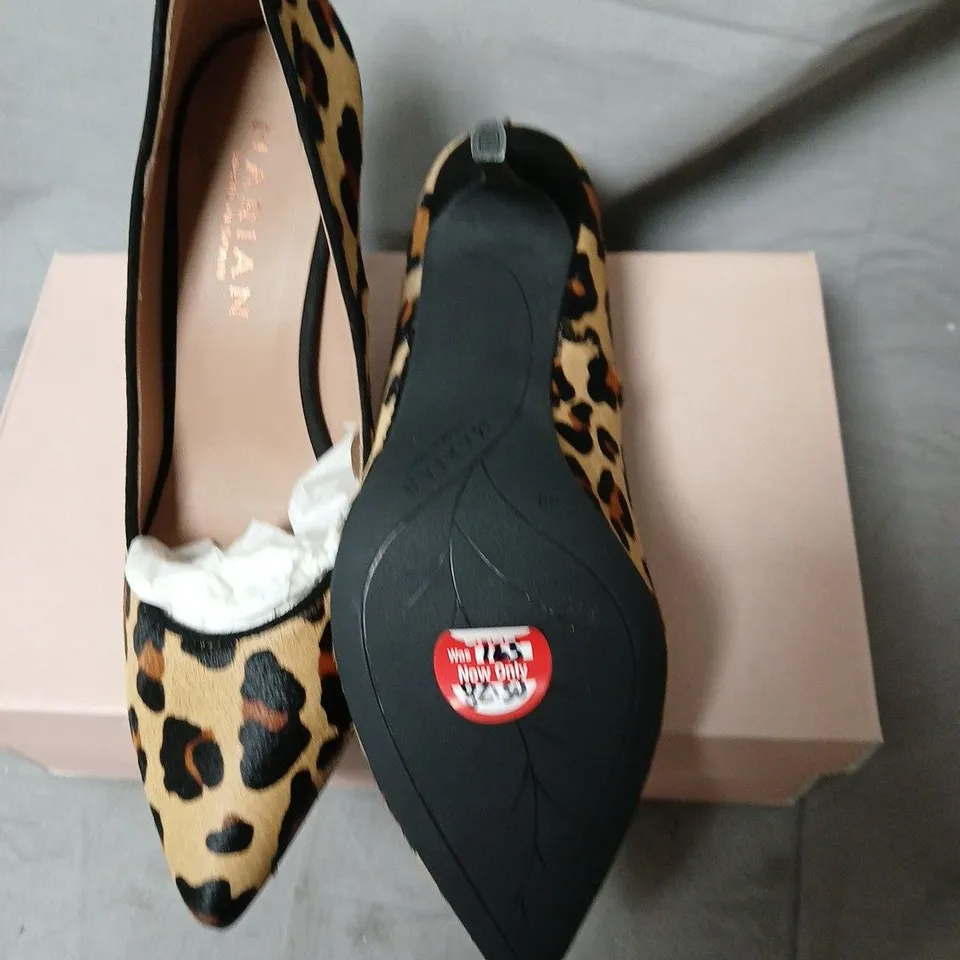 MARIAN LEOPARD PRINT HIGH HEELS – UK 7 (EU 40) – MADE IN ITALY