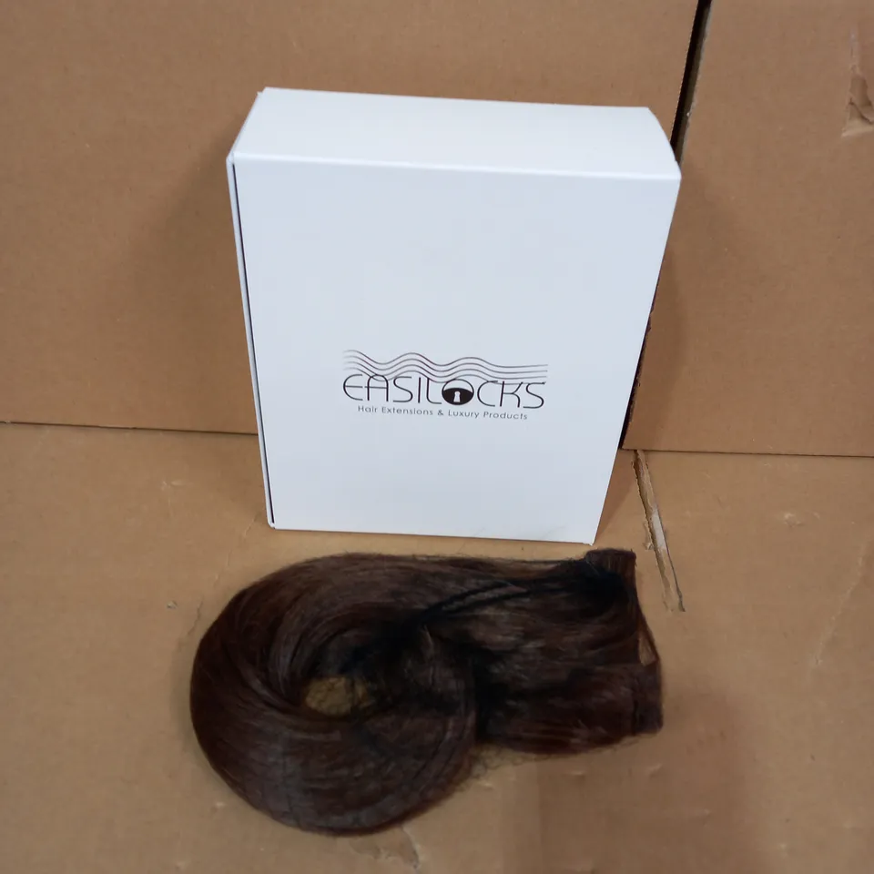 EASILOCKS CLIP IN PONY TAIL CHOCOLATE BROWN