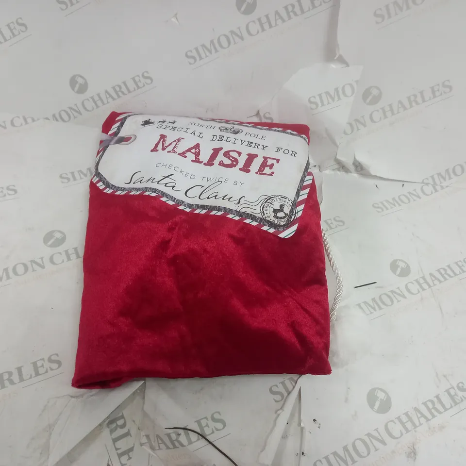 PERSONALISED SPECIAL DELIVERY TAG CHRISTMAS SACK RRP £24.99