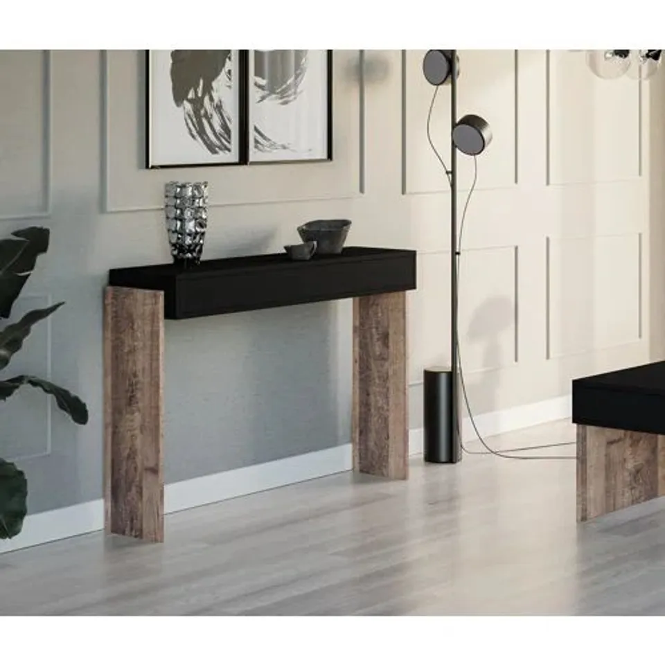 BOXED SAUNEMIN 110CM CONSOLE TABLE