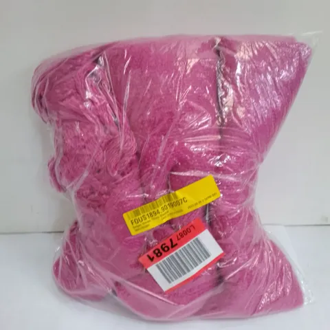 BAGGED BOIGER WOVEN THROW BLANKET