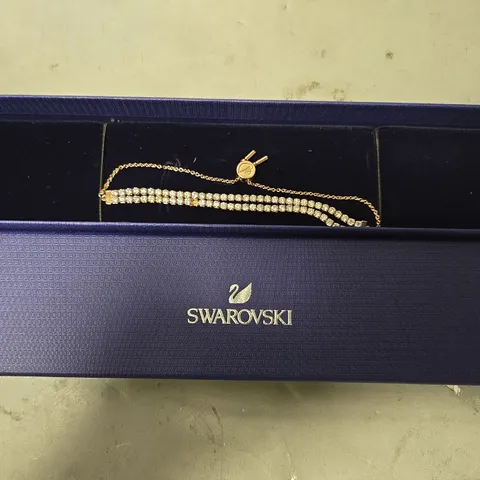 BOXED SWAROVSKI CRYSTAL TENNIS BANGLE 