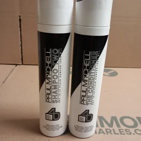 PAUL MITCHELL SHAMPOO TWO & THE CONDITIONER 300ML PER BOTTLE