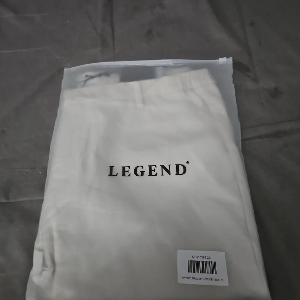 LEGEND HYBRID TROUSERS – BEIGE – SIZE 36