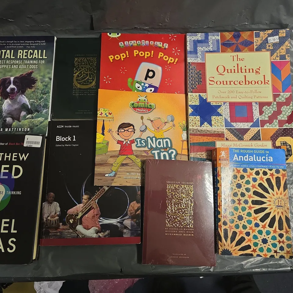 LARGE QUANTITY OF ASSORTED BOOKS TO INCLUDE EVERY MOVE YOU MAKE, THE HOLOCAUST AND TORI AMOS PIECE BY PIECE
