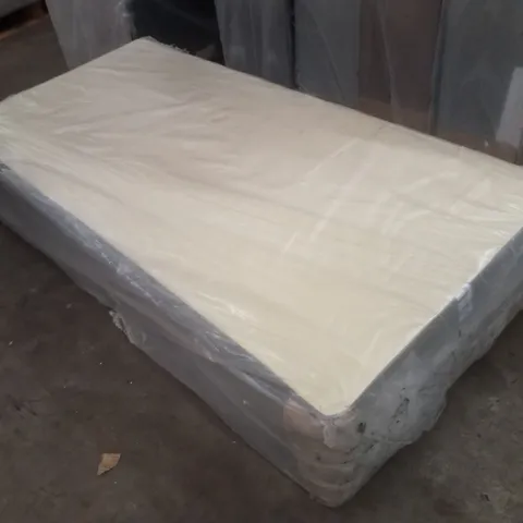 BAGGED 3FT SINGLE DIVAN BASE - 2 DRAWER - GREY