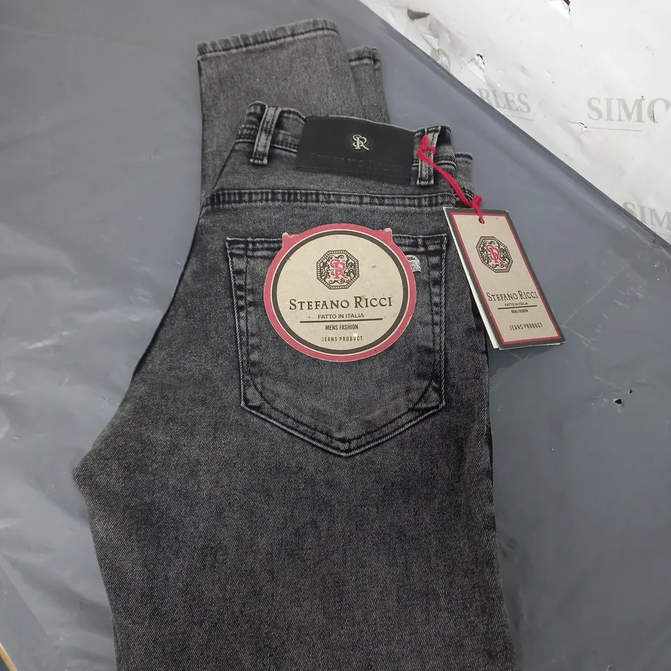STEFANO RICCI WASHED JEANS SIZE 30