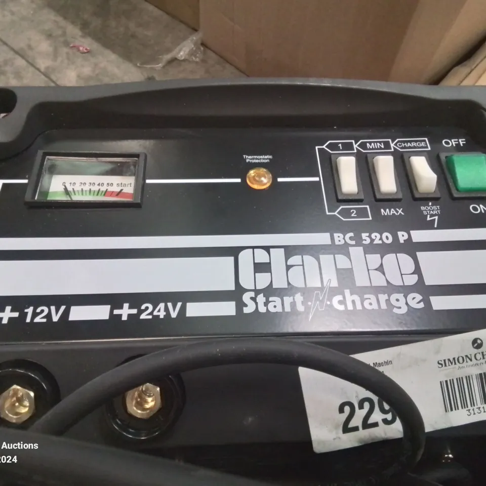 CLARKE BC520P BATTERY STARTER/CHARGER