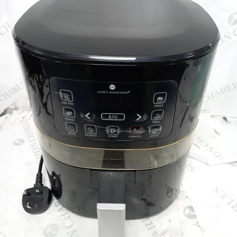 BOXED OUTLET COOK'S ESSENTIALS 4.0L AIR FRYER - BLACK