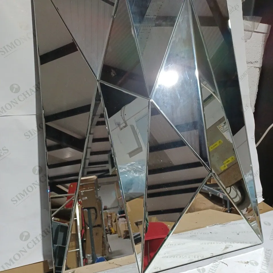 JM BY JULIEN MACDONALD 3D MIRRORED WALL PANEL - COLLECTION ONLY