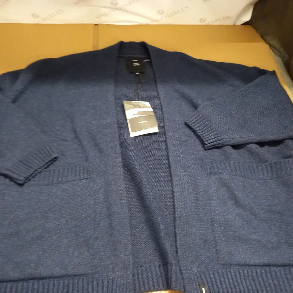 FINISTERRE WOMENS EYRE CARDIGAN IN INDIGO - M/L