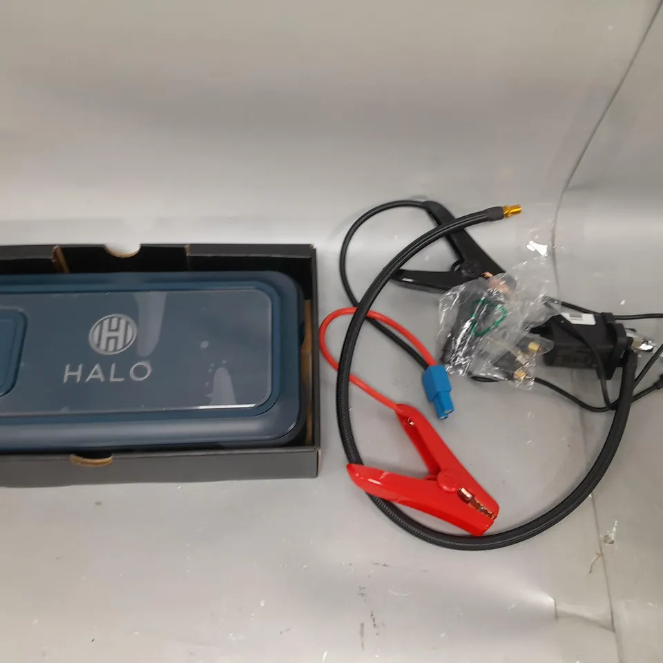 BOXED HALO BOLT ULTIMATE POWER BANK W/JUMP STARTER AIR COMPRESSOR & AC OUTLET