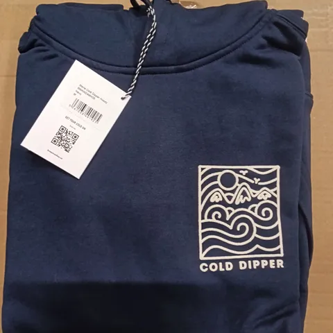 BRAND NEW BOX OF BRASS MONKEY HOODIES - NAVY SIZE MEDIUM APPROXIMATELY 10