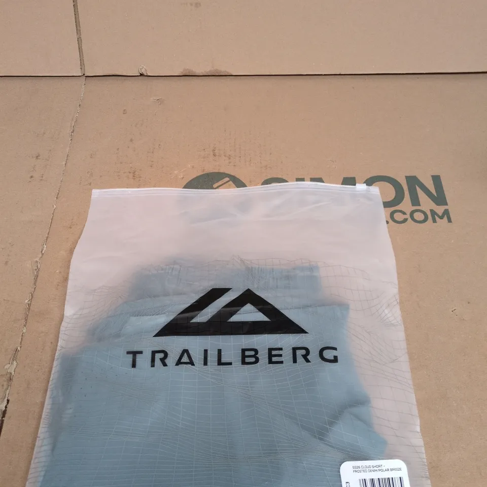 TRAILBERG CLOUD SHORT – FROSTED DENIM/POLAR BREEZE, SIZE S