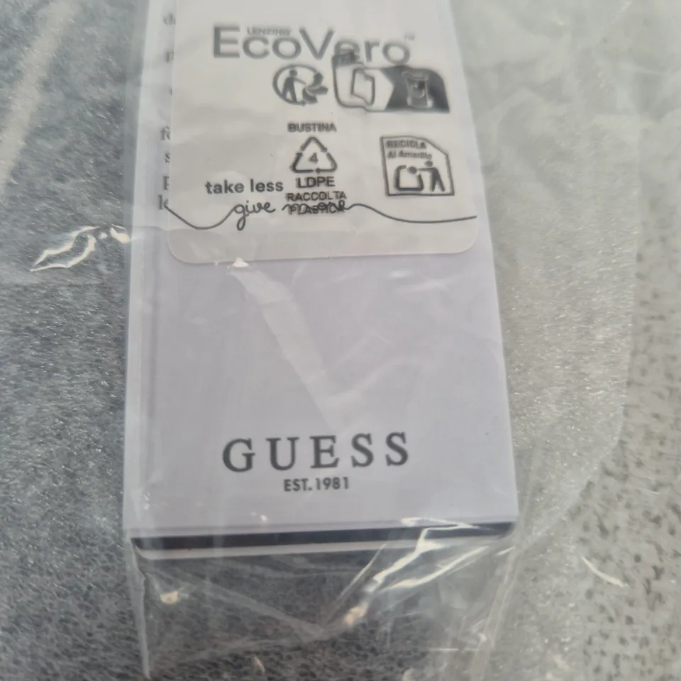 GUESS VEST – UK SIZE S – NAVY WITH RHINESTONE GG MOTIF