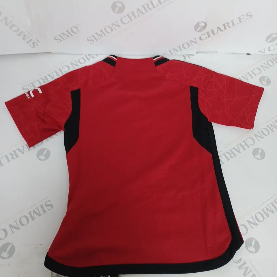 MANCHESTER UNITED FC HOME SHIRT SIZE 2-3 YEARS