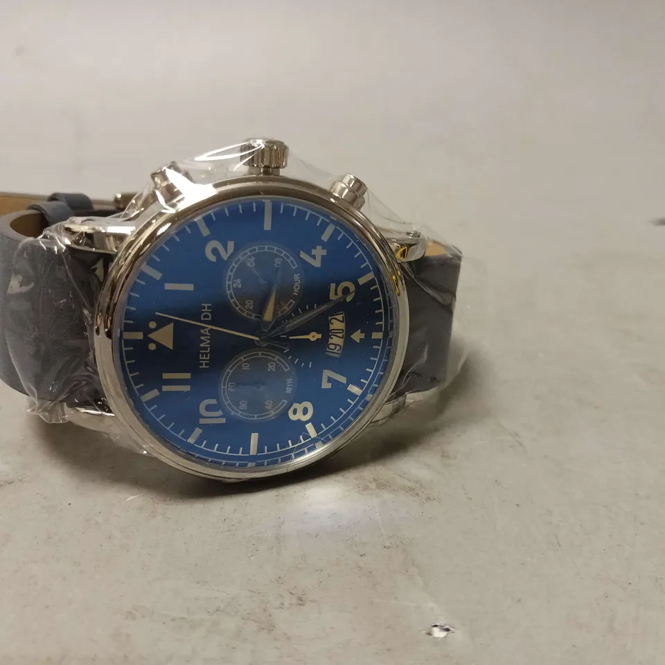 MENS HELMHA DH CHRONOGRAPH MASTER PILOT WATCH –  LUXURY GIFT BOX INCLUDED