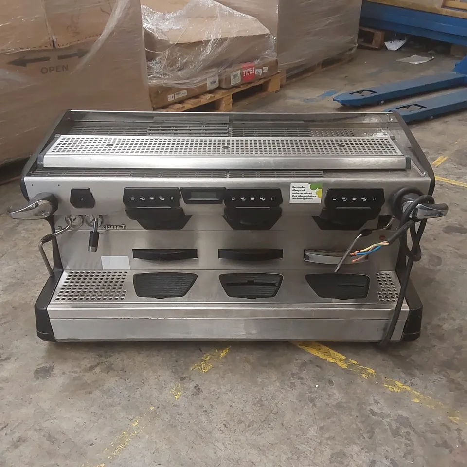 RANCILIO CLASSE 7 COMMERCIAL 2 GROUP COFFEE MACHINE