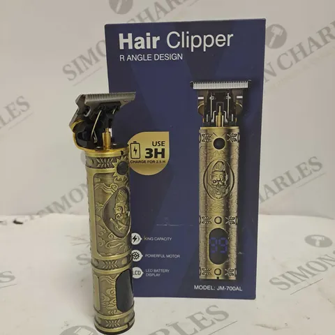 BOXED JM-700AL R ANGLE HAIR CLIPPER