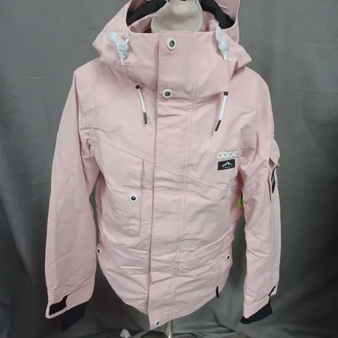 DOPE ADEPT SNOWBOARD JACKET IN SOFT PINK SIZE XS