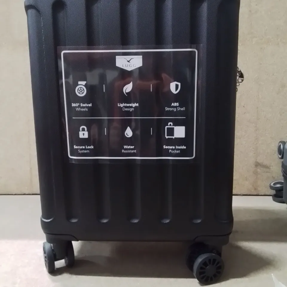 LUGG TRAVEL LUGGAGE SUITCASE BLACK
