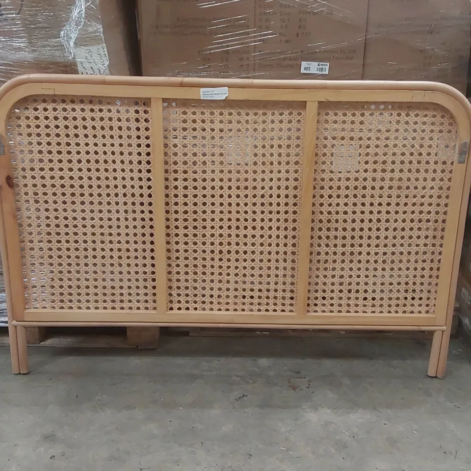 DESIGNER SAHARA RATTAN HEADBOARD - APPROXIMATELY 159CM WIDE