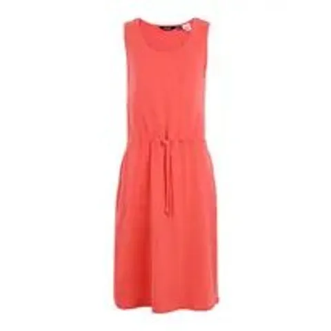 BRAND NEW REGATTA WOMENS ARIENA CASUAL DRESS IN PEACH BLOOM - UK 10