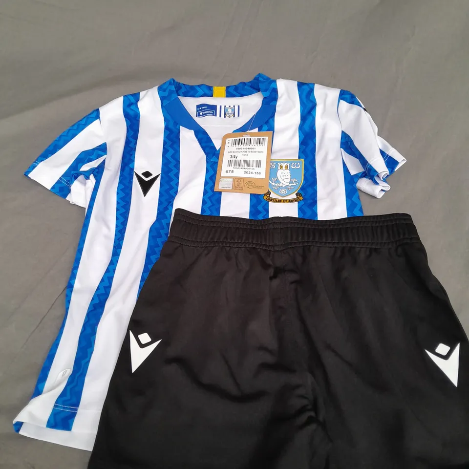 SWFC M24/25 HOME FOOTBALL KIT SIZE 3-4YRS