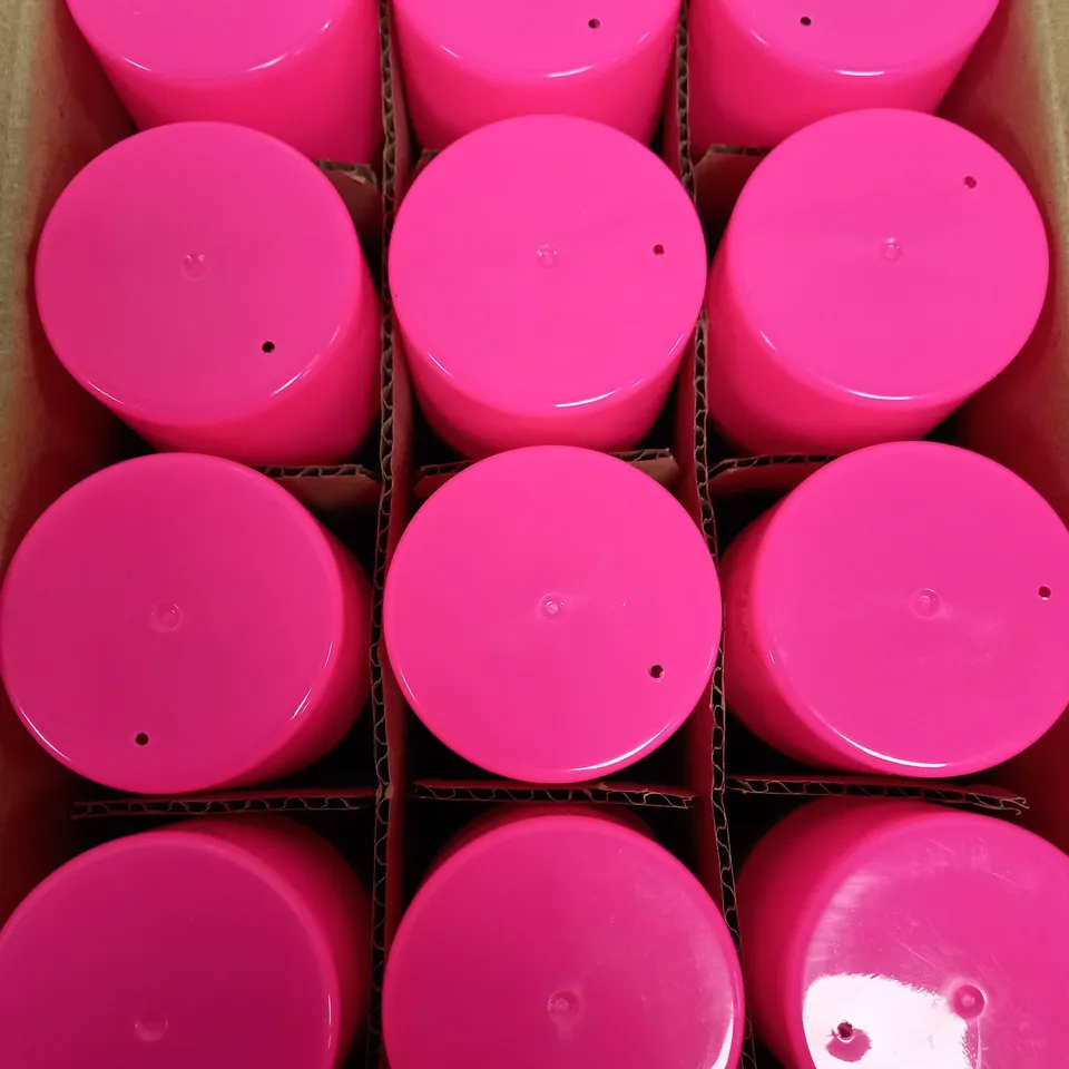 BOX OF 12 X 151 NEON PINK SPRAY PAINT 