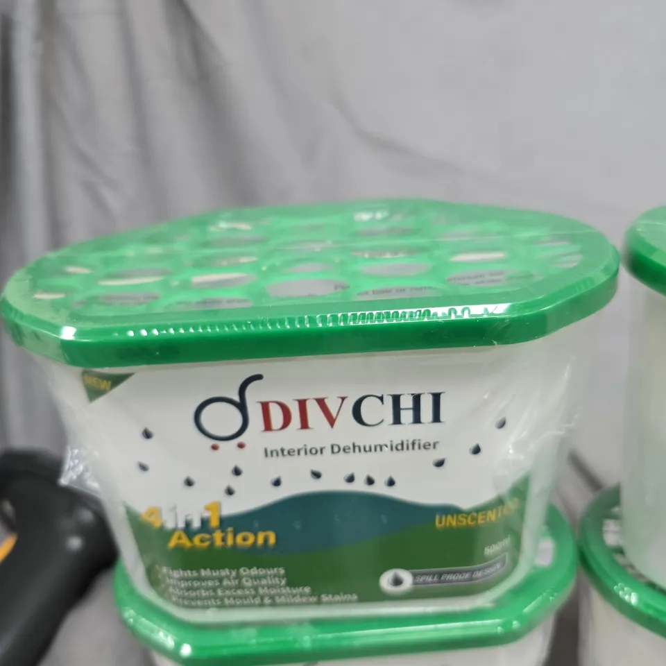 DIVCHI INTERIOR DEHUMIDIFIER 500ML X4 – UNSCENTED