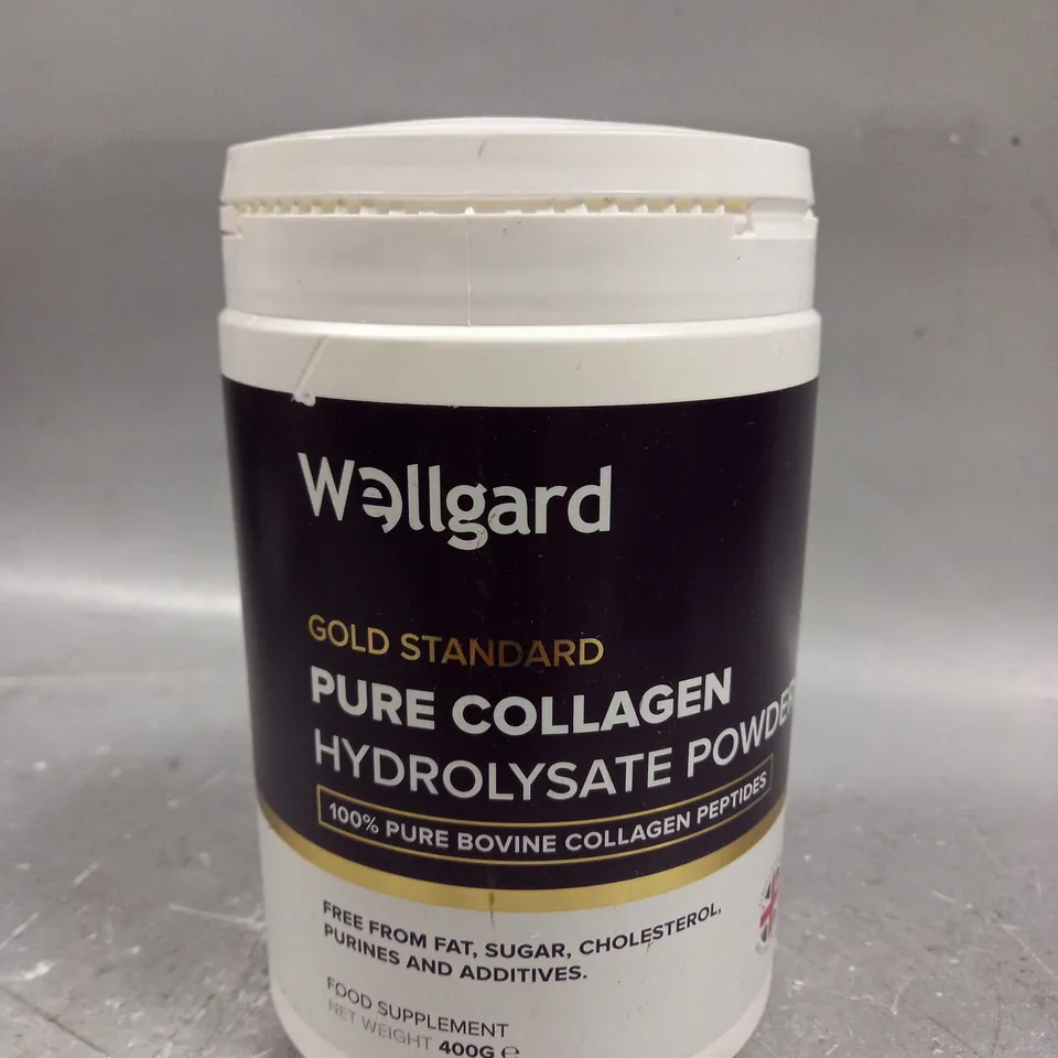 SEALED WELLGARD GOLD STANDARD PURE COLLAGEN HYDROLYSATE POWDER - 400G 