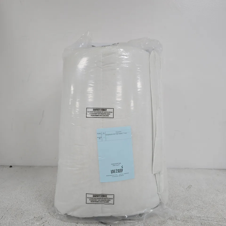 LOVE2SLEEP SLEEPY NIGHTS 18.0 TOG DOUBLE DUVET INSERT (TISSUE PACKAGED)