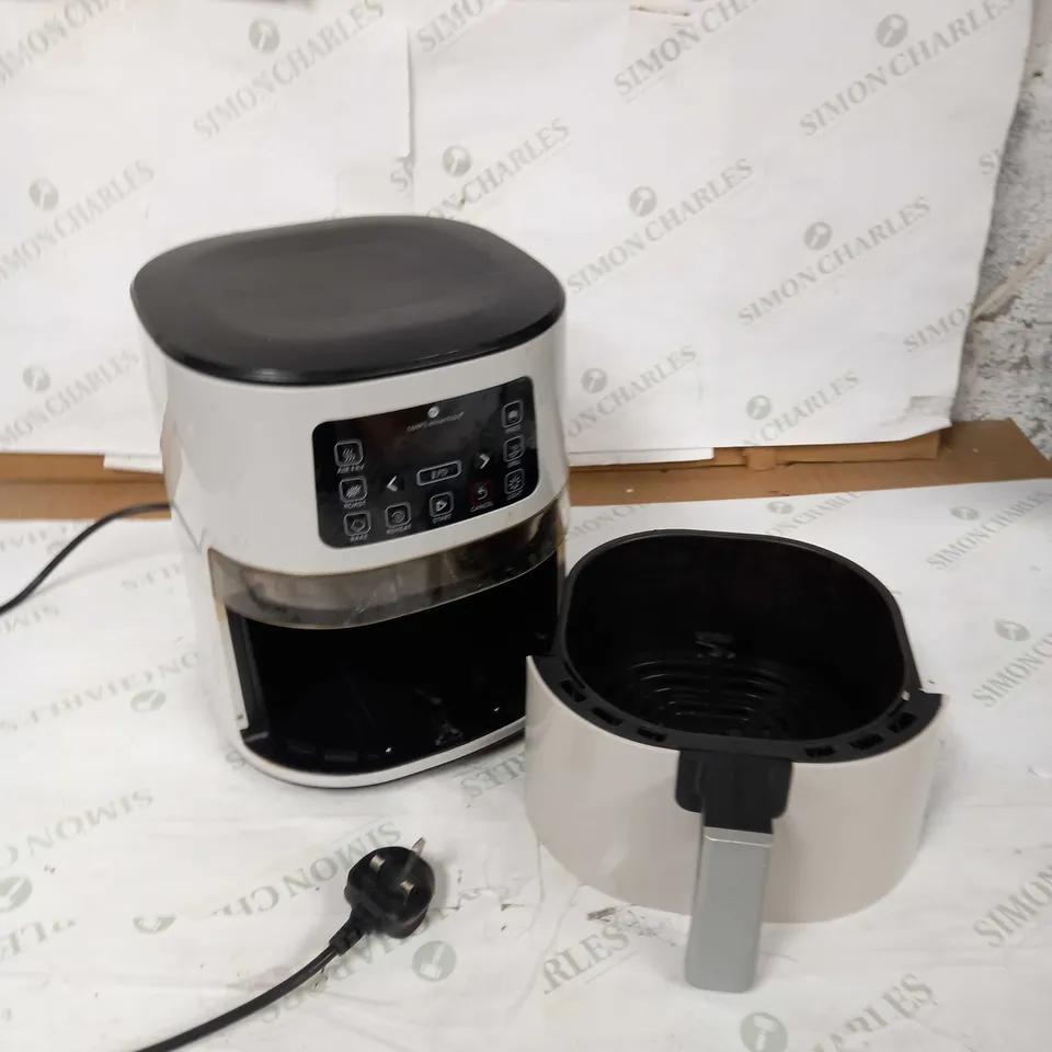 OUTLET COOK'S ESSENTIALS 4L LARGE AIR FRYER WITH DIGITAL DISPLAY - WHITE