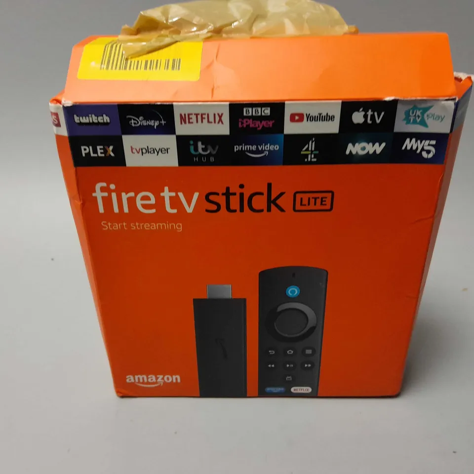 BOXED AMAZON FIRE TV STICK LITE