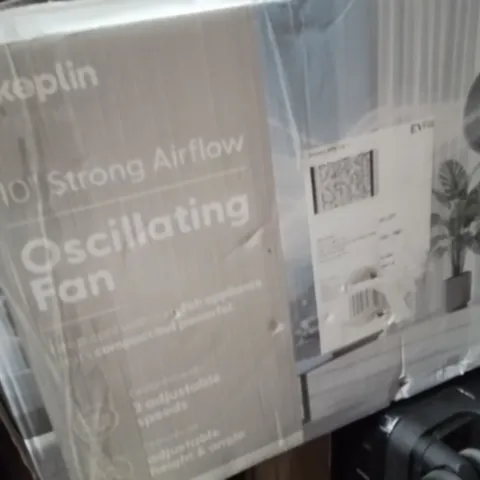 BOXED KEPLIN 10" WHITE OSCILLATING FAN
