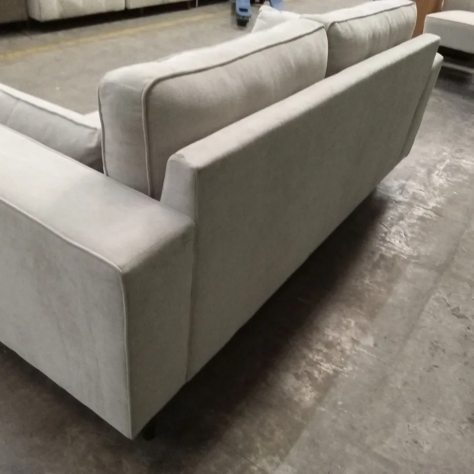ZENA 3 SEATER FABRIC SOFA - NATURAL RRP £749
