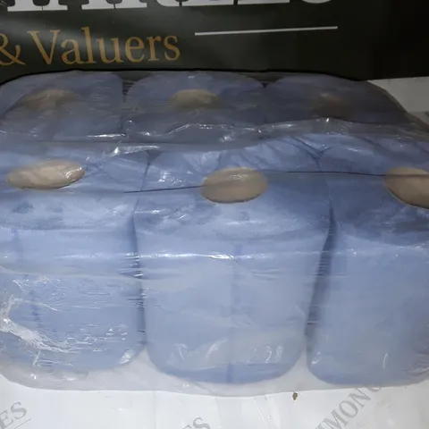 6 ROLLS OF BLUE TISSUE